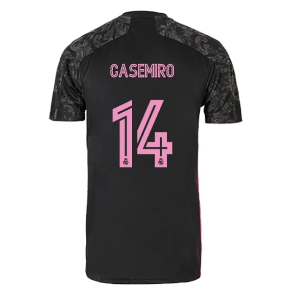 Camiseta Real Madrid Tercera Equipación NO.14 Casemiro 2020-2021 Negro